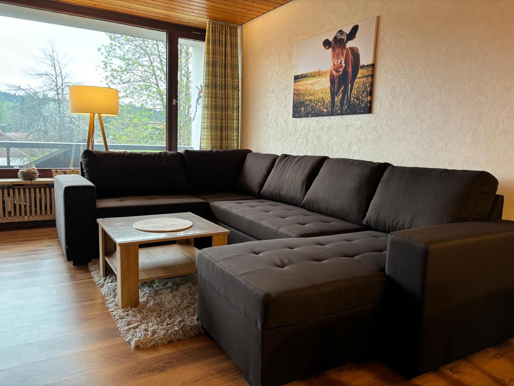 Schoene 2 1/2 Zimmer Ferienwohnung In Oberstaufen - Hoamatle - المظهر الخارجي الصورة